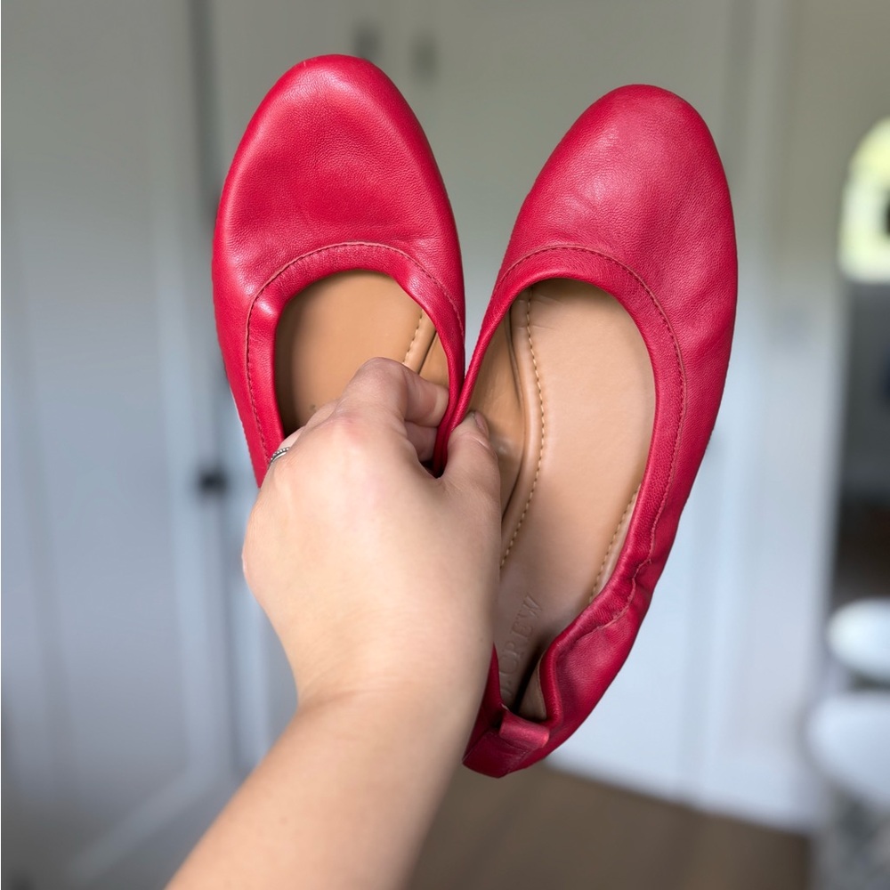 Elegant Red Women's Flats